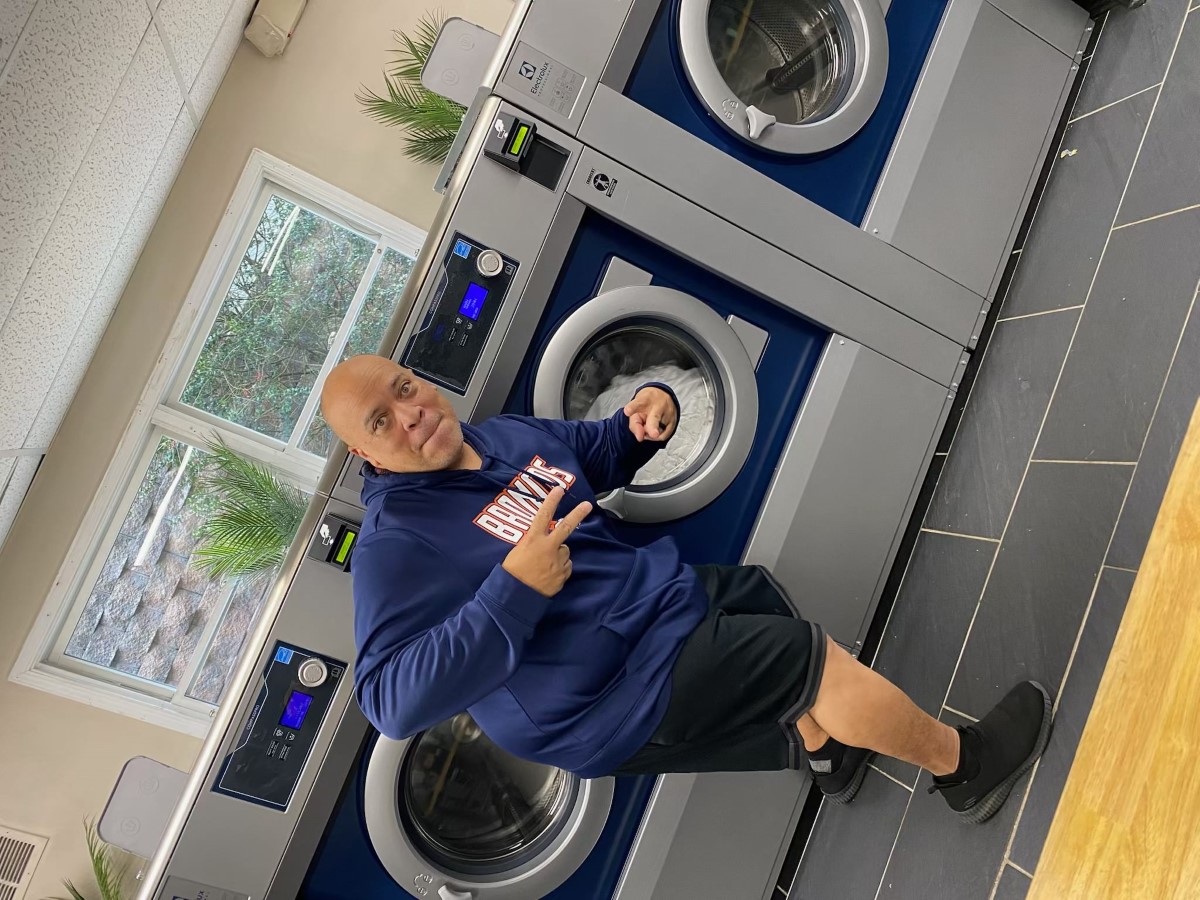 Laundry machines at Lux Laundry Spa Mt Airy